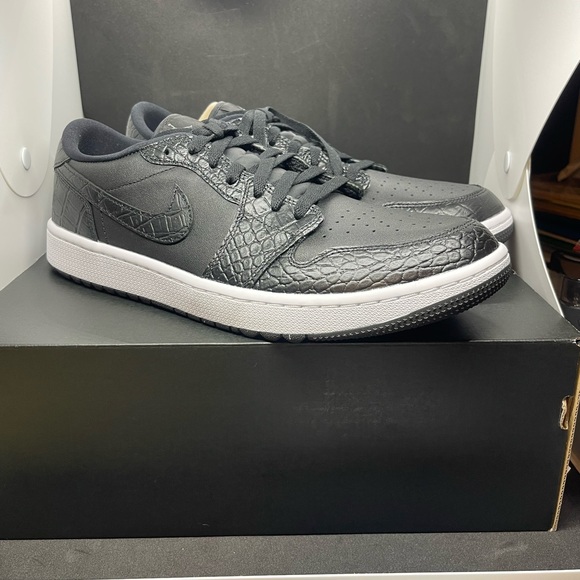 Air Jordan 1 Low G Black Croc DD9315-003 (2023) - Picture 6 of 9